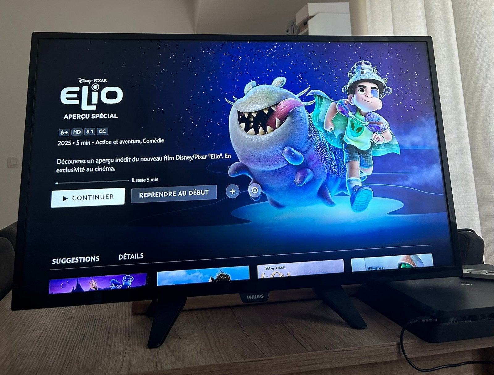 TV Philips à vendre 80cm tres bon etat, TV, Hi-fi & Vidéo, Télévisions, Enlèvement, Comme neuf, LED