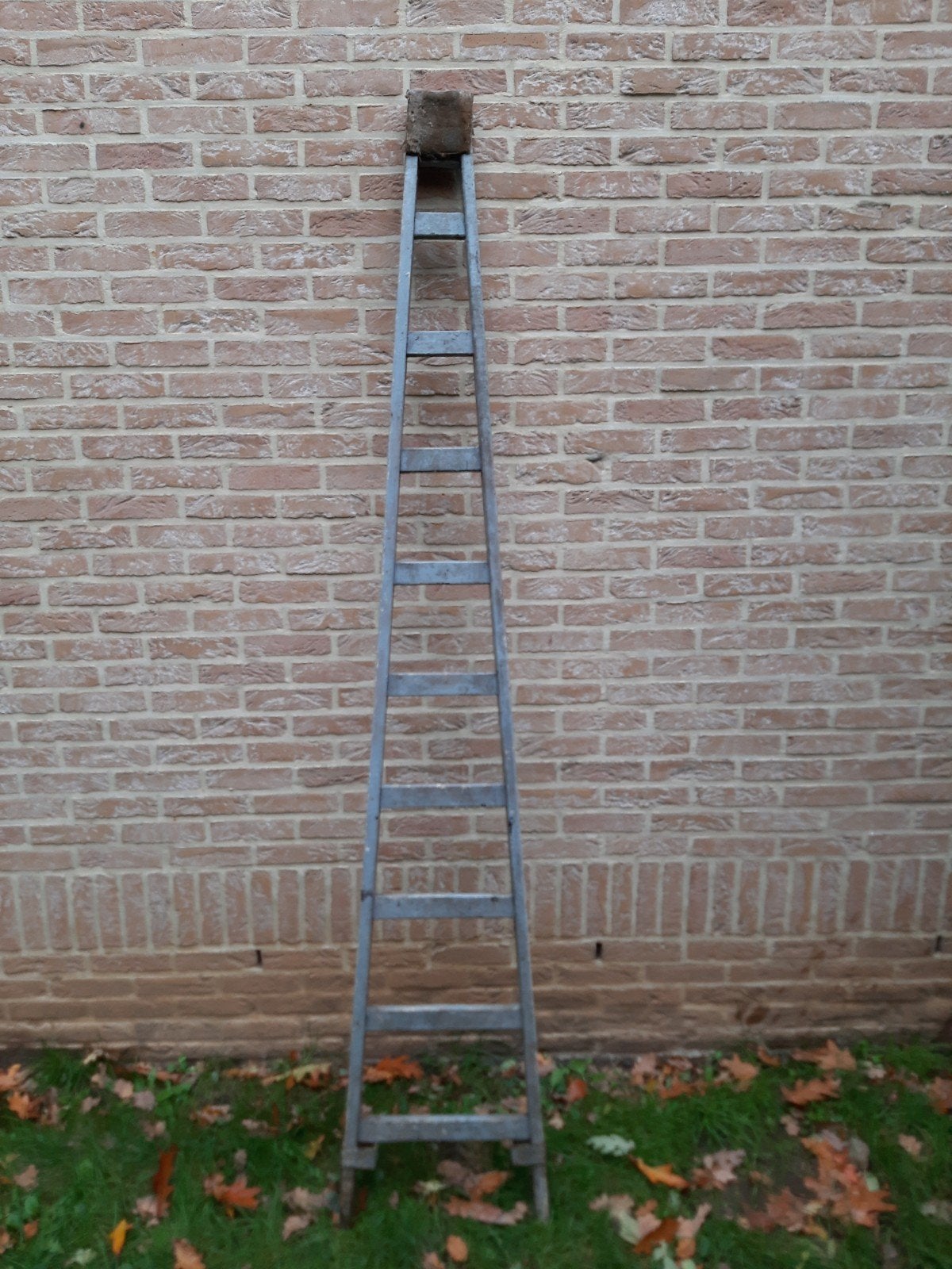 Decoratieve glazenwassers-ladder, Ophalen, Gebruikt