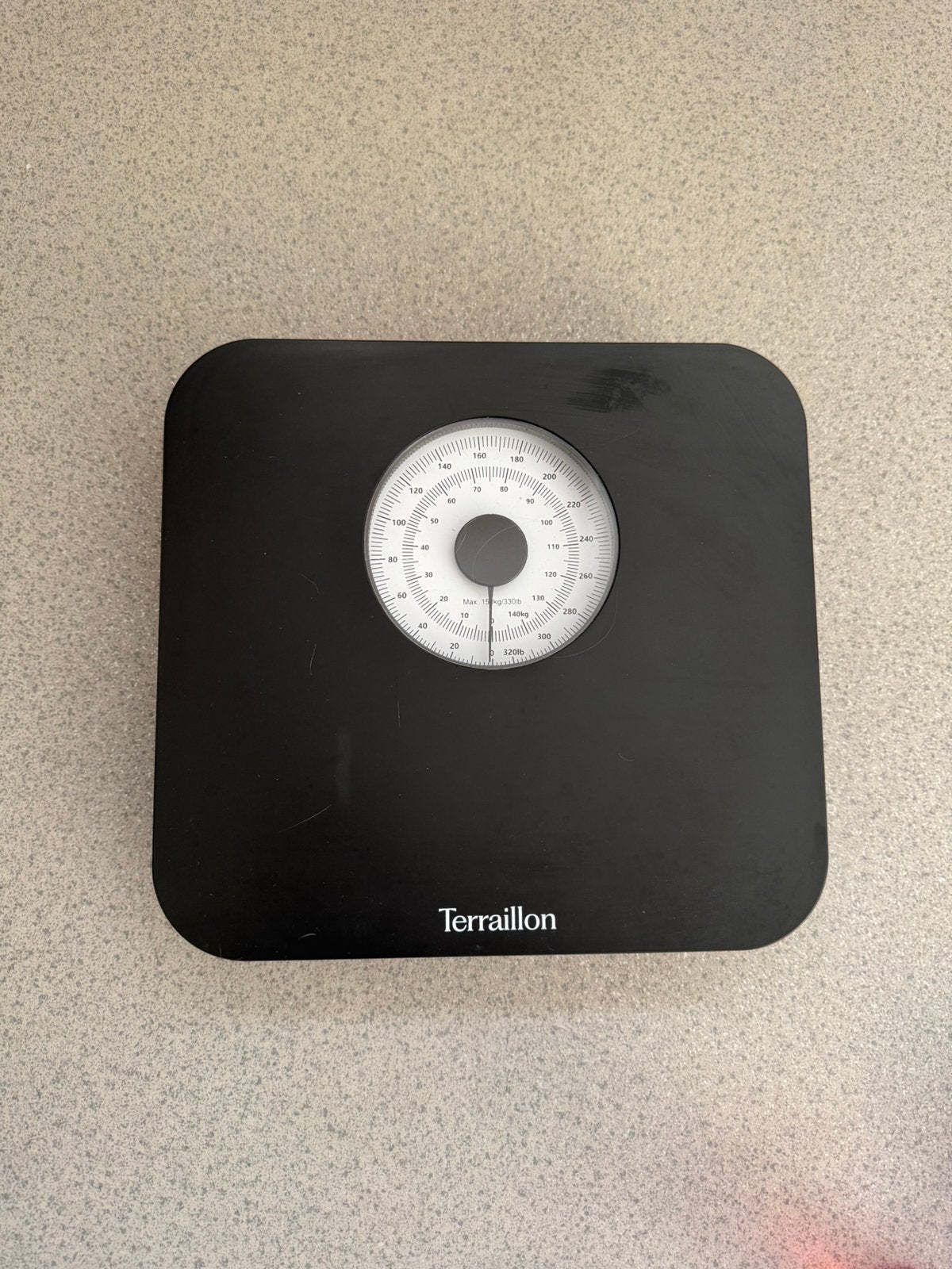 Balance personne Terraillon noire, Elektronische apparatuur, Weegschalen, 100 kg of meer, Ophalen of Verzenden, Zo goed als nieuw