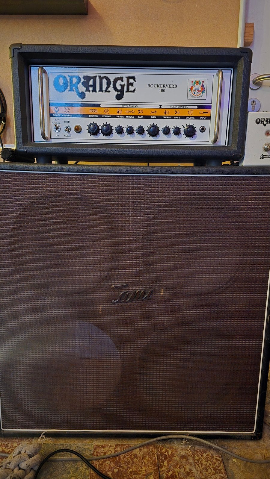 orange rockerverb 100, Musique & Instruments, Enlèvement, Utilisé, Guitare, 50 à 100 watts