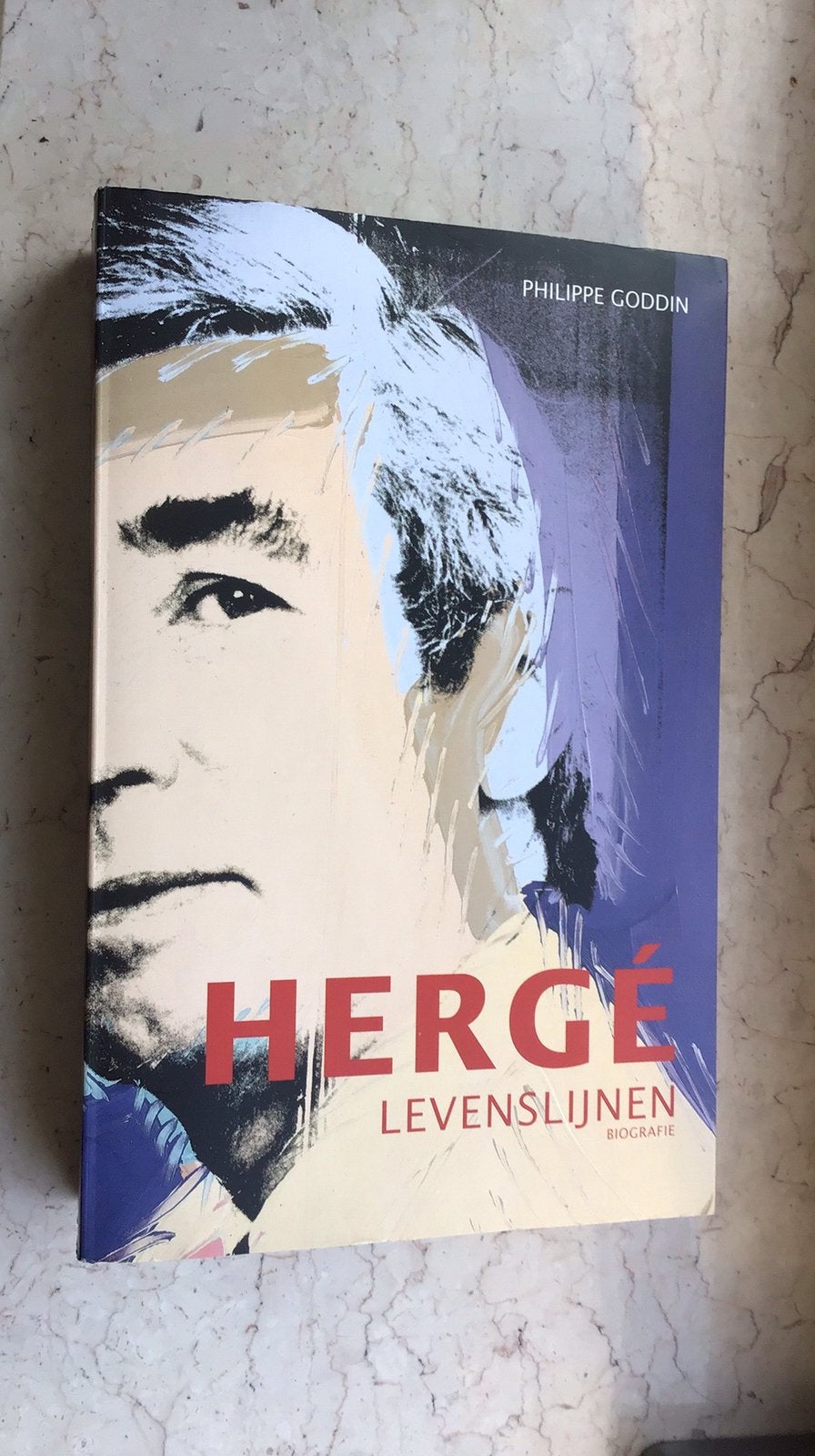 Herge - levenslijnen door Philippe Godin  boek, Boeken, Biografieën, Ophalen of Verzenden, Zo goed als nieuw