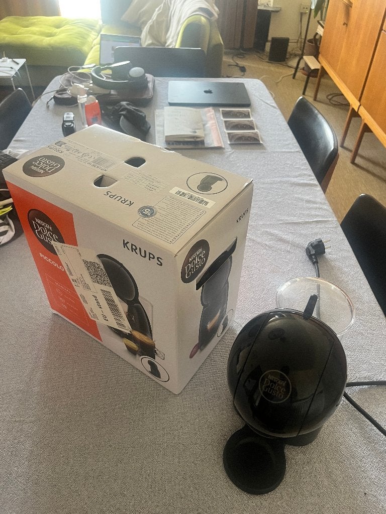 KRUPS Nescafé Dolce Gusto Piccolo XS (nieuw), Ophalen, 2 tot 4 kopjes, Koffiepads en cups, Afneembaar waterreservoir