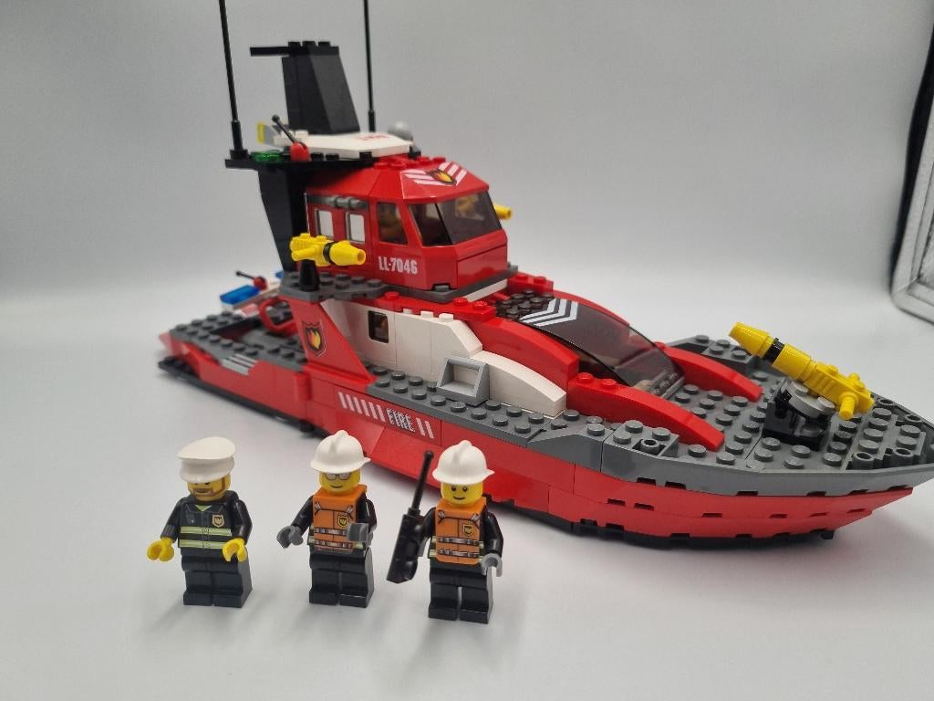 Engin de commandement des pompiers Lego City 7046, Enlèvement ou Envoi, Lego, Ensemble complet, Comme neuf