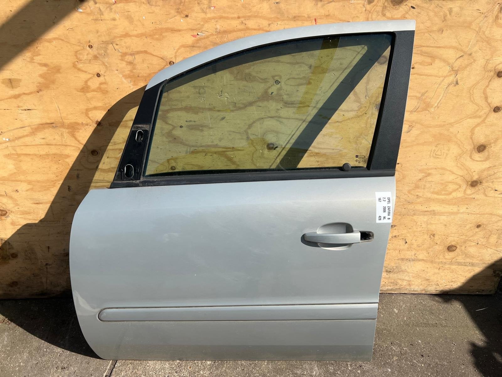 Opel Zafira B Grijs Deur Links-Voor 2005-2015, Gebruikt, Deur, Opel Automobile GmbH, Kontakt@opel-infoservice.de