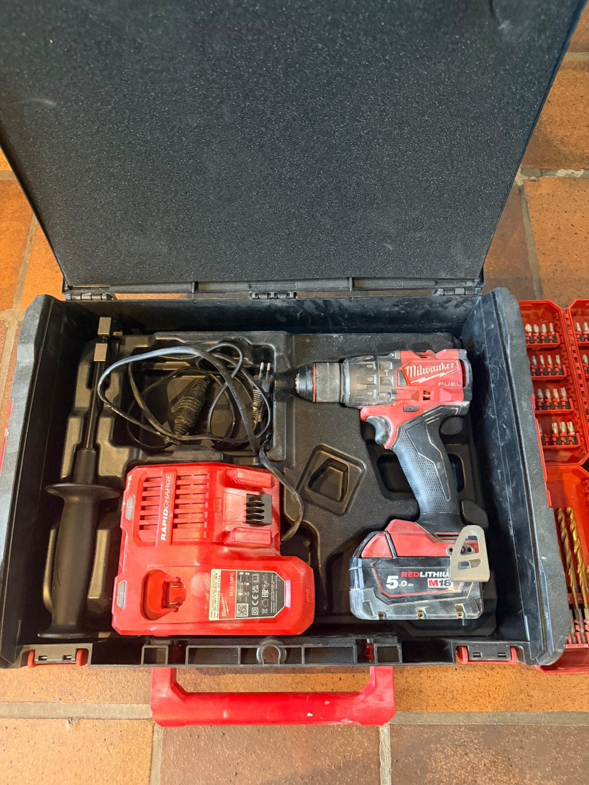 Milwaukee M18 FPD3 ensemble complet 1x utilisé !!!, Enlèvement