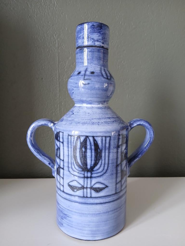 Bouteille Michel Barbier avec bouchon, Antiquités & Art, Antiquités | Céramique & Poterie, Enlèvement ou Envoi