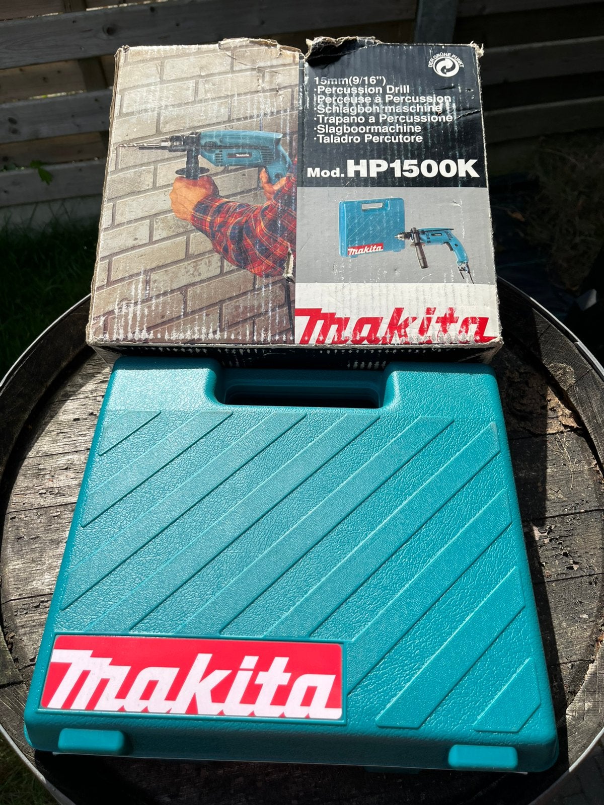 Makita HP1500K Klopboormachine, Gebruikt, Klopboormechanisme, 400 tot 600 watt, Ophalen