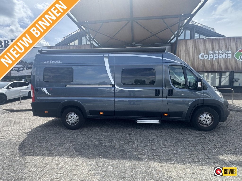 Pössl Roadcruiser 640 B, Fiat, Caravanes & Camping, Camping-cars, Auvent, 6 à 7 mètres, Toilette à cassette, Boîte manuelle