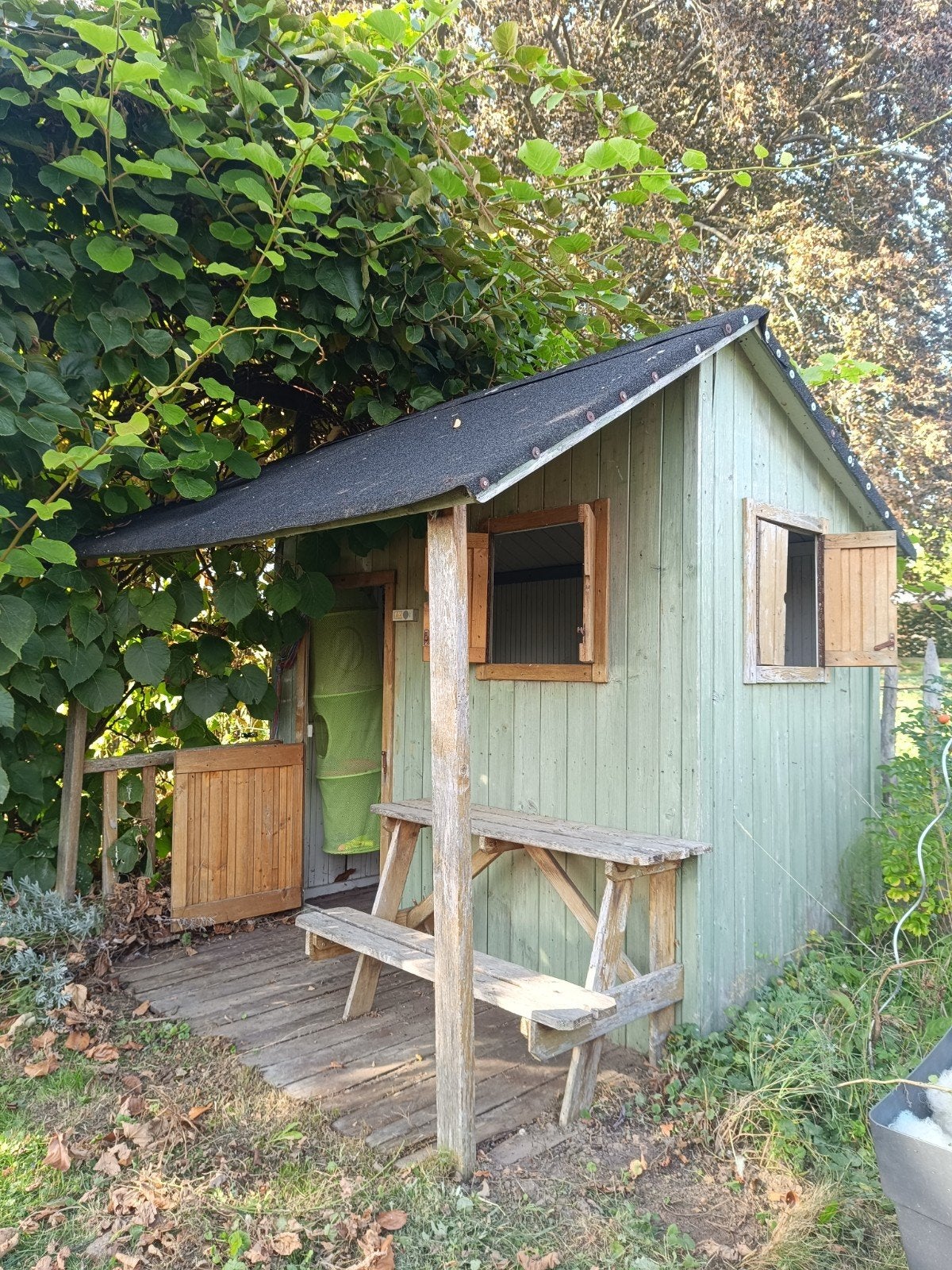 kinder speelhuisje hout, Kinderen en Baby's, Ophalen, Gebruikt, Hout