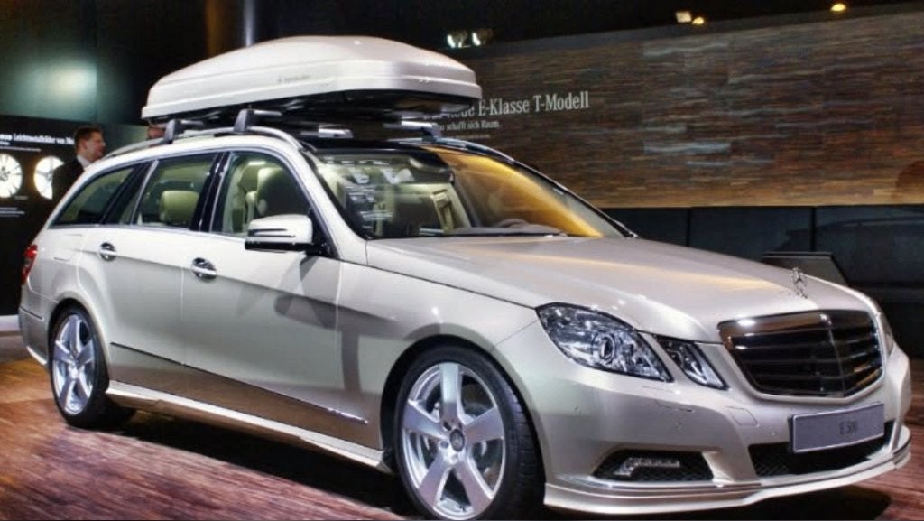 Mercedes e-klasse s212 dakdragers en topkoffer gezocht, Auto diversen, Ophalen, Gebruikt