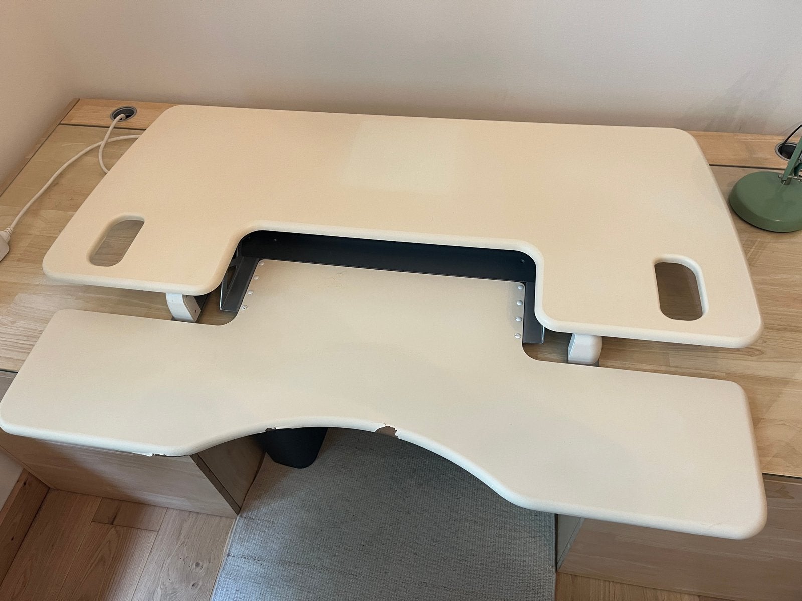Varidesk 48 pro plus zit-sta burea convertor, Computers en Software, Laptoptafels, Ophalen, Gebruikt
