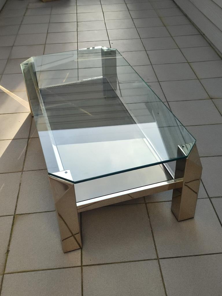 Belgochrome - grote salontafel - spiegel, Enlèvement