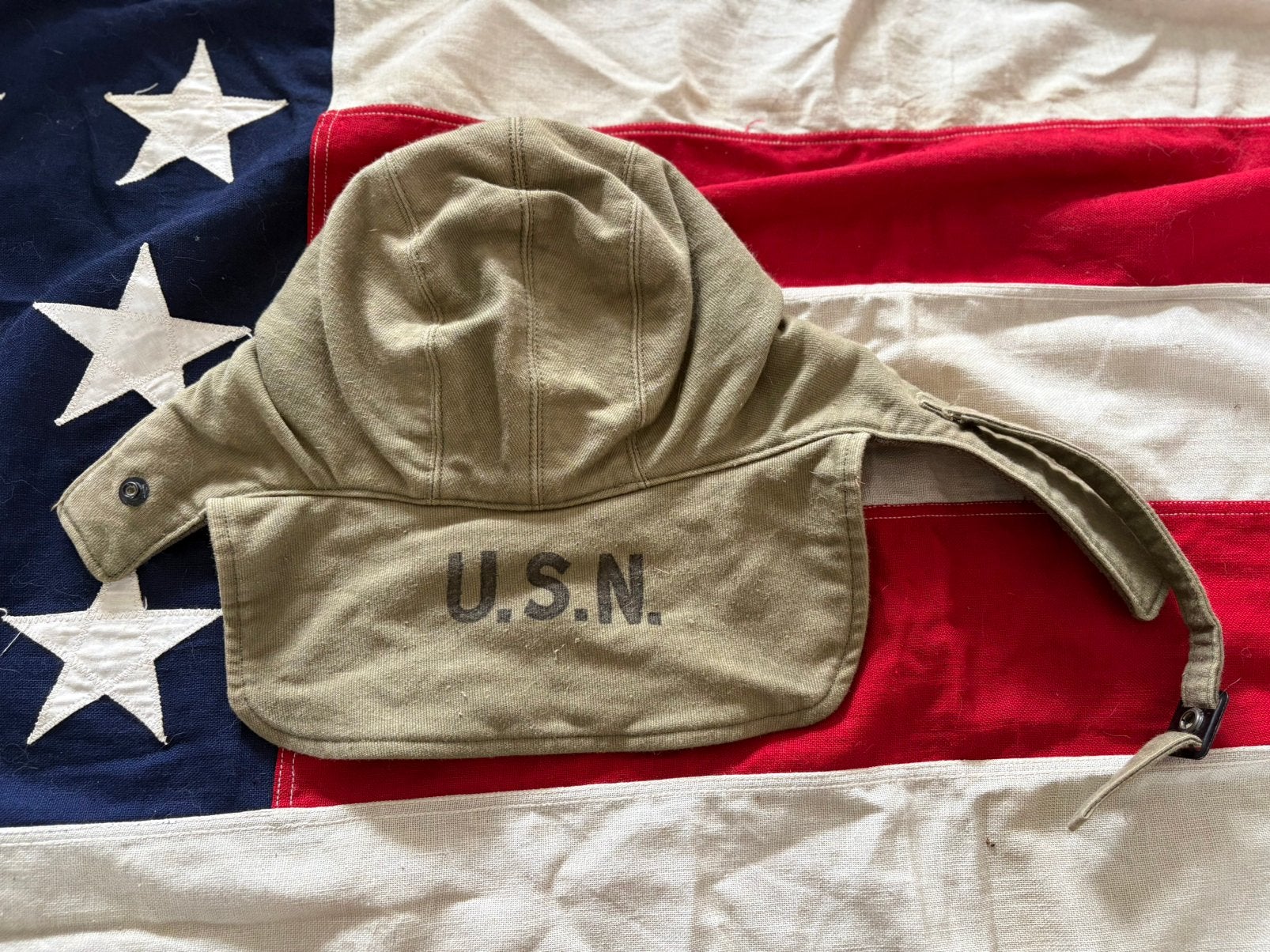 US WW2 USN N1 winter cap, Enlèvement ou Envoi