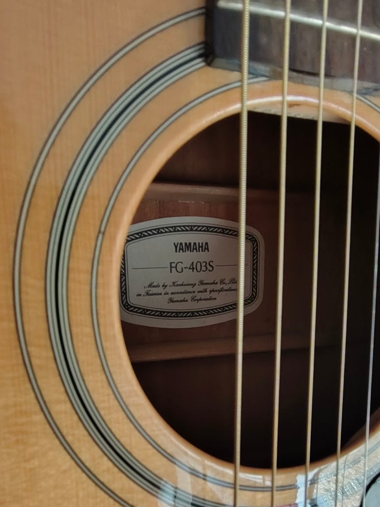 Yamaha gitaar, Ophalen, Zo goed als nieuw, Western- of Steelstringgitaar