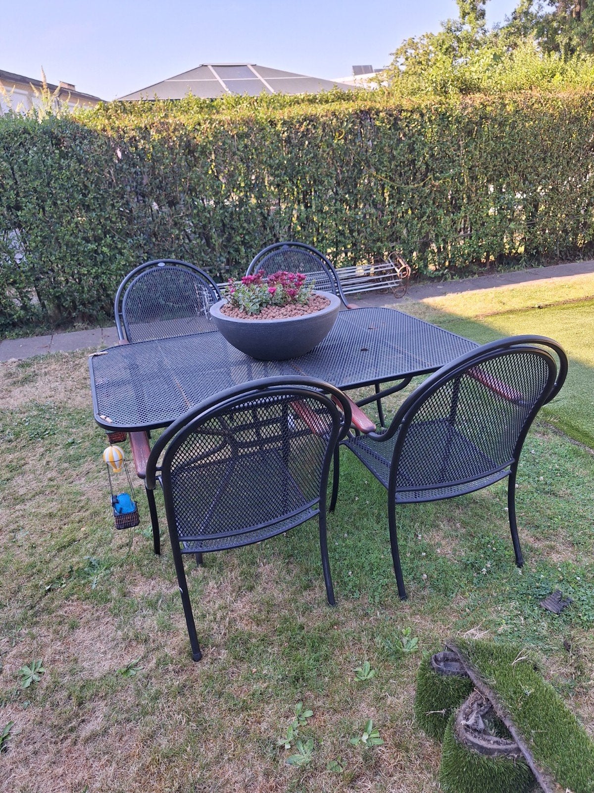 Tuinset met 4 stoelen, Ophalen, Tuinset