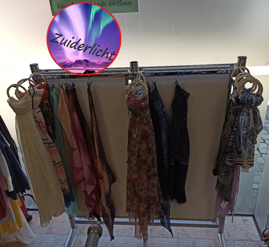 sjaals, hoed en handschoenen, Ophalen, Gedragen, Sjaal