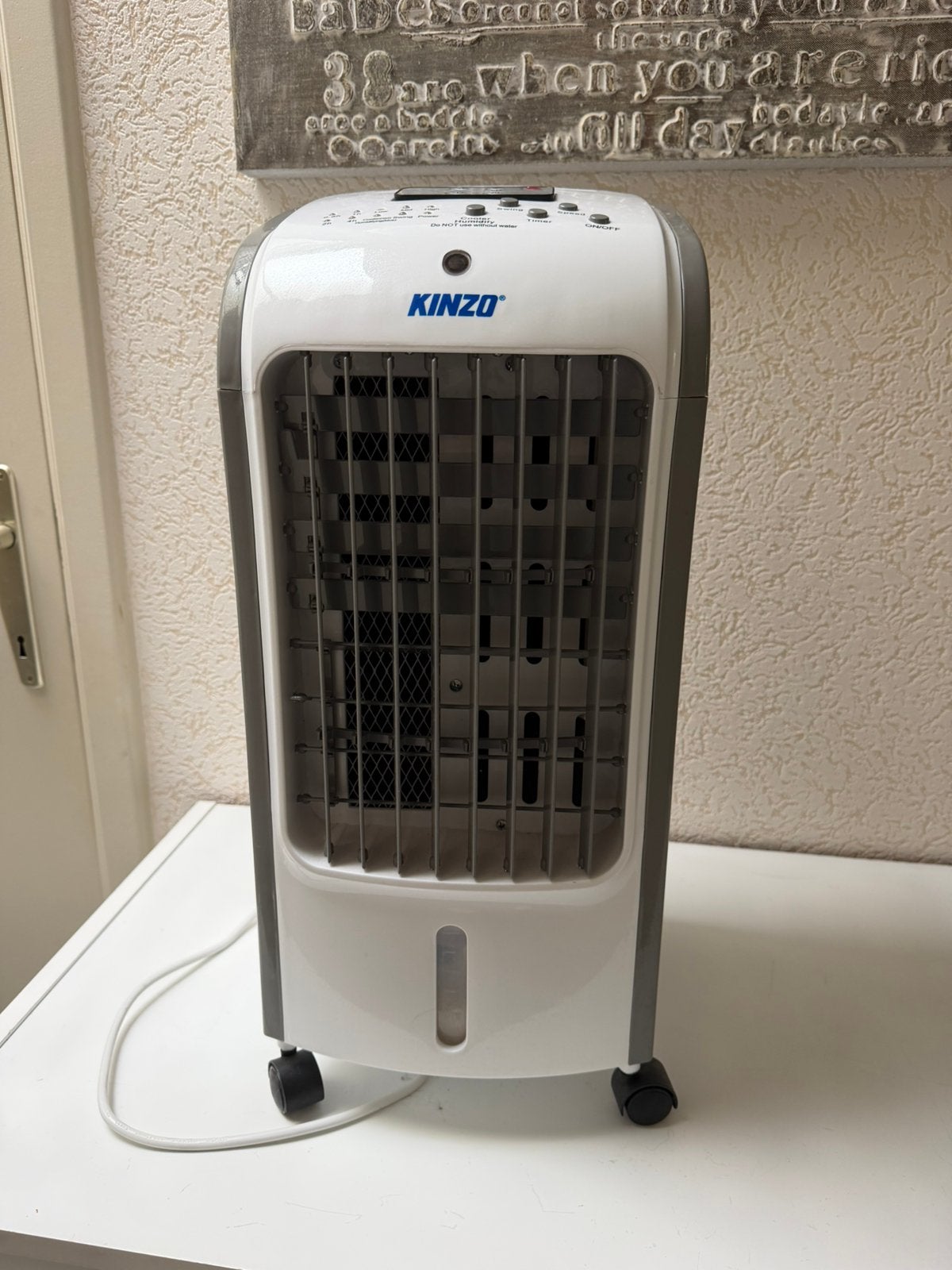 Kinzo luchtkoeler, Ophalen, Gebruikt, Staande ventilator, Afstandsbediening