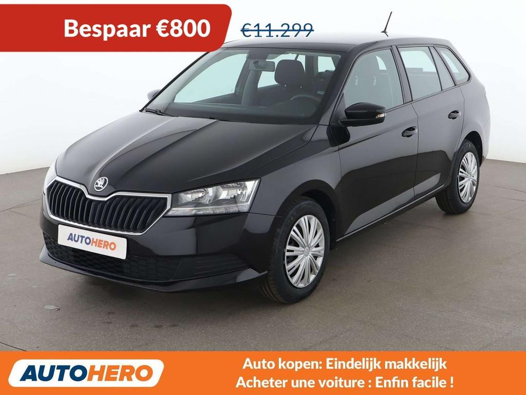 Skoda Fabia 1.0 MPI Active (bj 2019), Auto's, Skoda, Voorwielaandrijving, Stof, Zwart, 1079 kg