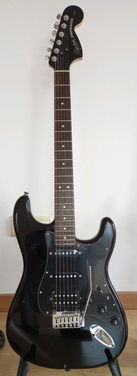 Squier Stratocaster Indonésie, Muziek en Instrumenten, Snaarinstrumenten | Gitaren | Elektrisch, Gebruikt, Solid body, Overige merken
