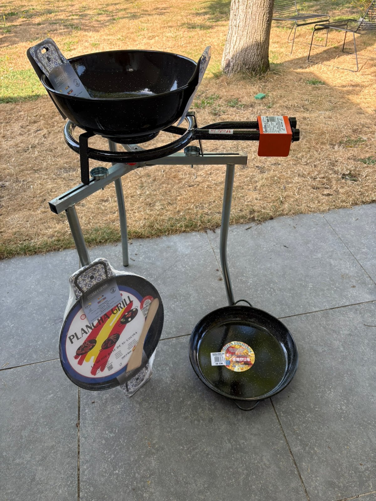 Garcima Buitenkook Set, Tuin en Terras, Barbecue-accessoires, Ophalen of Verzenden, Zo goed als nieuw