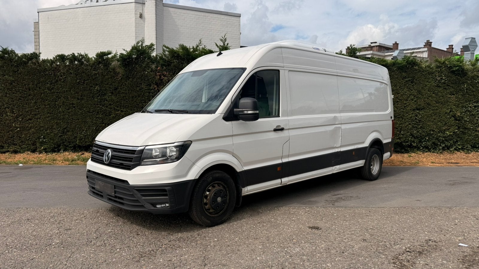 Vw crafter 2.0 koelwagen, Auto's, Euro 6, Volkswagen, Leder en Stof, Wit