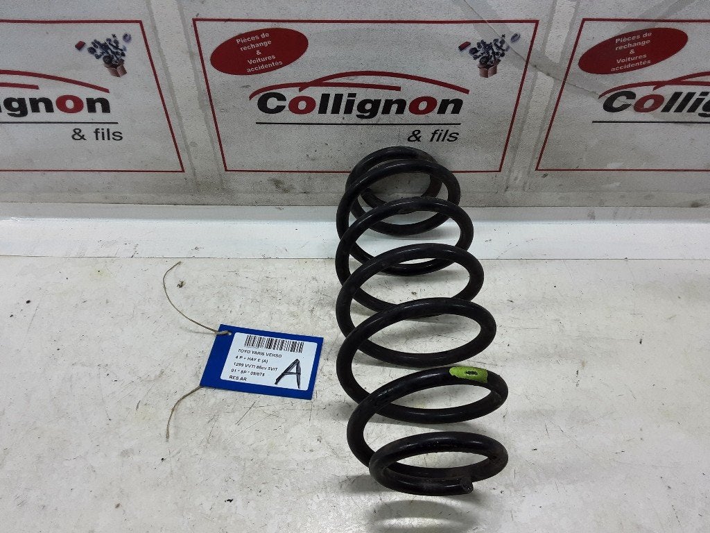 RESSORT DE SUSPENSION ARRIERE Toyota Yaris Verso (P2), Mevr. I. Hauben, Toyota, Utilisé, Rue de l'Espoir 34 34
4030  GRIVEGNÉE, BE