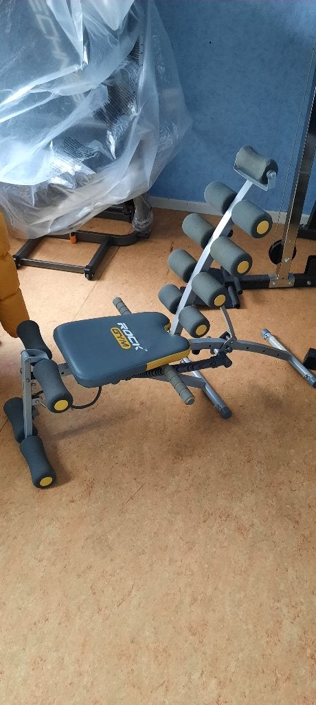 Banc de musculation Rock Gym 6 en 1 Pliable, Enlèvement, Utilisé, Autres types, Métal