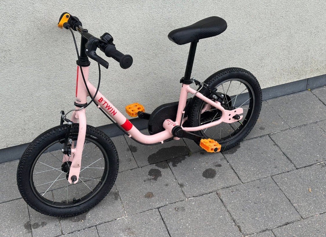 BTWIN (Decathlon) 2 in 1, Ophalen, Gebruikt, Velgrem, Minder dan 16 inch