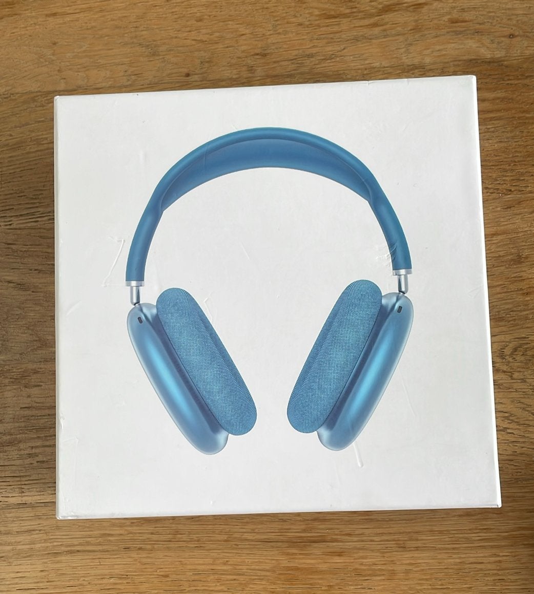 AirPod Max blauw doos en cover, Over oor (circumaural), Draadloos, Niet werkend, Ophalen