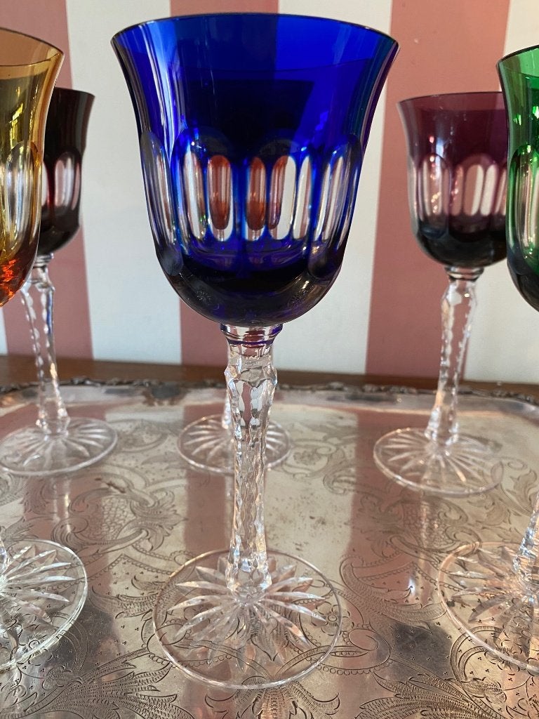verres cristal (6) de paris, Enlèvement ou Envoi