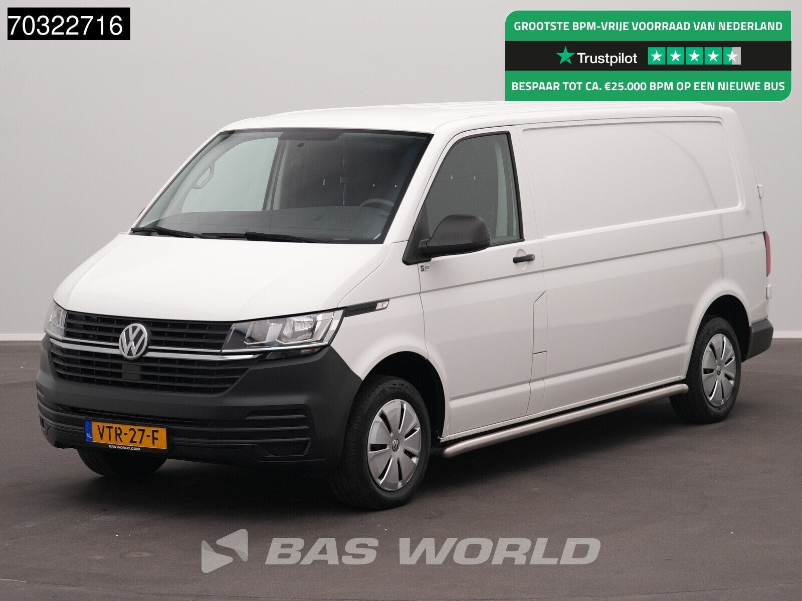 Volkswagen Transporter 110pk L2H1 Airco Parkeersensoren Euro, Auto's, Bestelwagens en Lichte vracht, Stof, Gebruikt, Euro 6, 4 cilinders