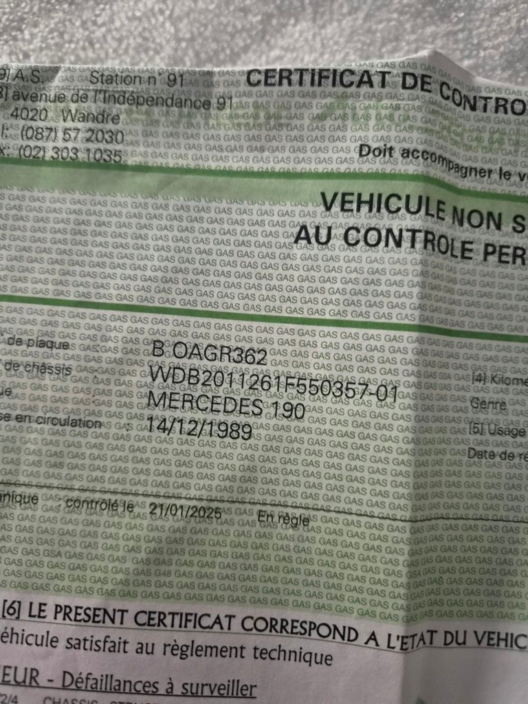 Mercedes 190D 2,5L (223000 Km REELS), foto 12