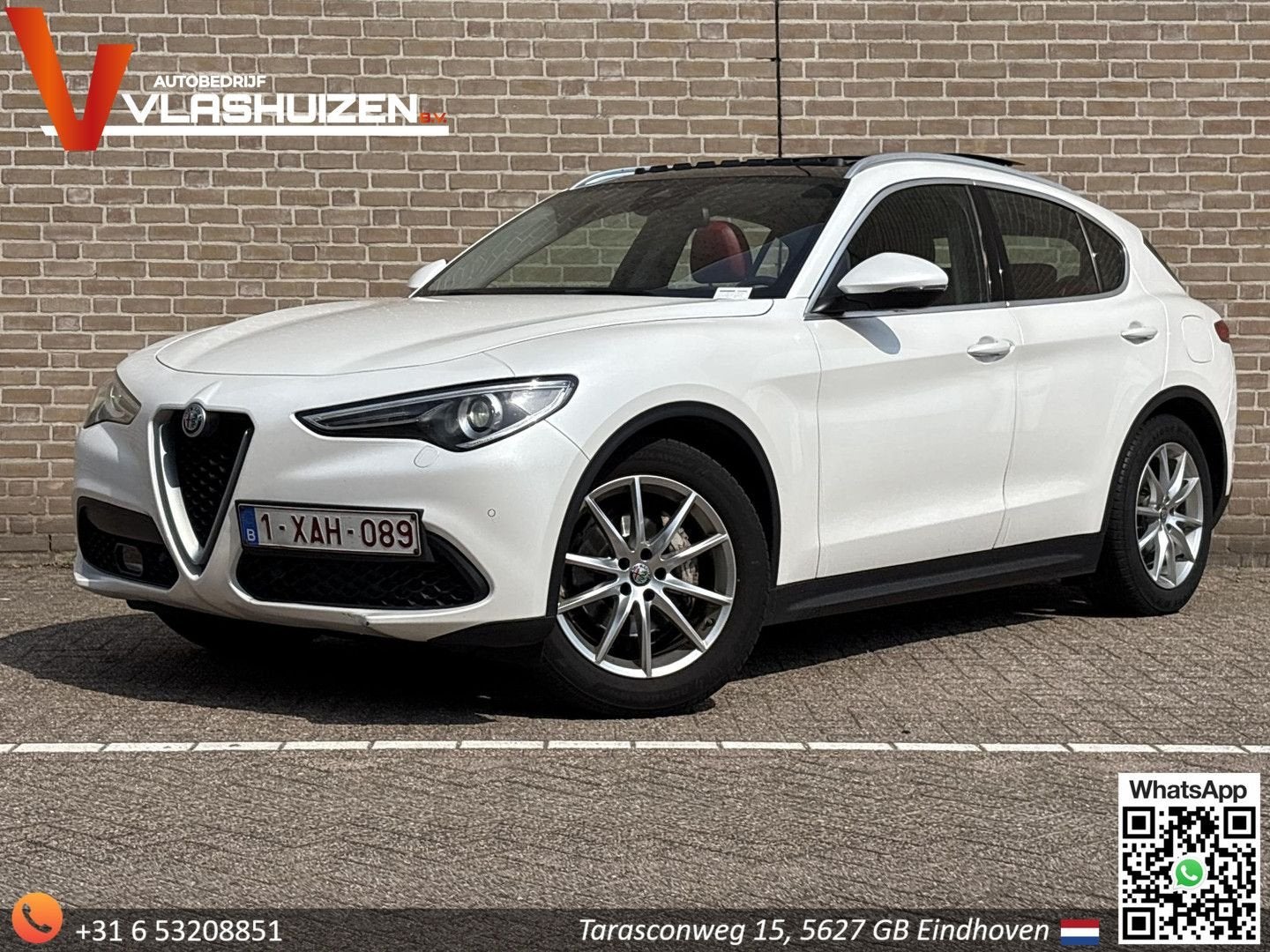 Alfa Romeo Stelvio 2.2d Super | € 11.400,- NETTO! | Leder |, Auto's, Alfa Romeo, Automaat, Bedrijf, Diesel, Startonderbreker