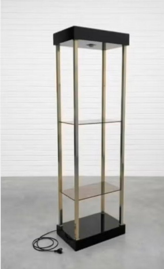 vitrine  Belgo Chrome, Ophalen, Glas