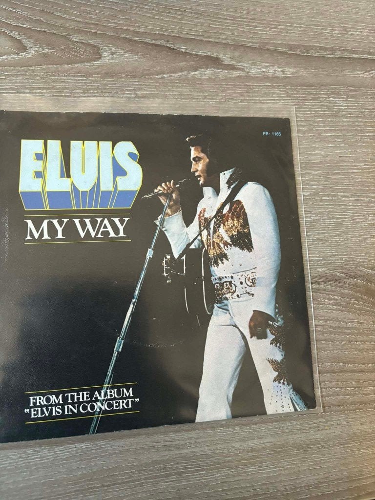 Elvis single, My way/America, Belgische persing,orange label, CD & DVD, Vinyles Singles, Enlèvement ou Envoi, 7 inch, Comme neuf