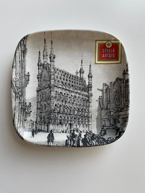 Vintage retro STELLA ARTOIS schaal - schotel (1950 - 1960), Enlèvement ou Envoi, Comme neuf, Autres types, Stella Artois