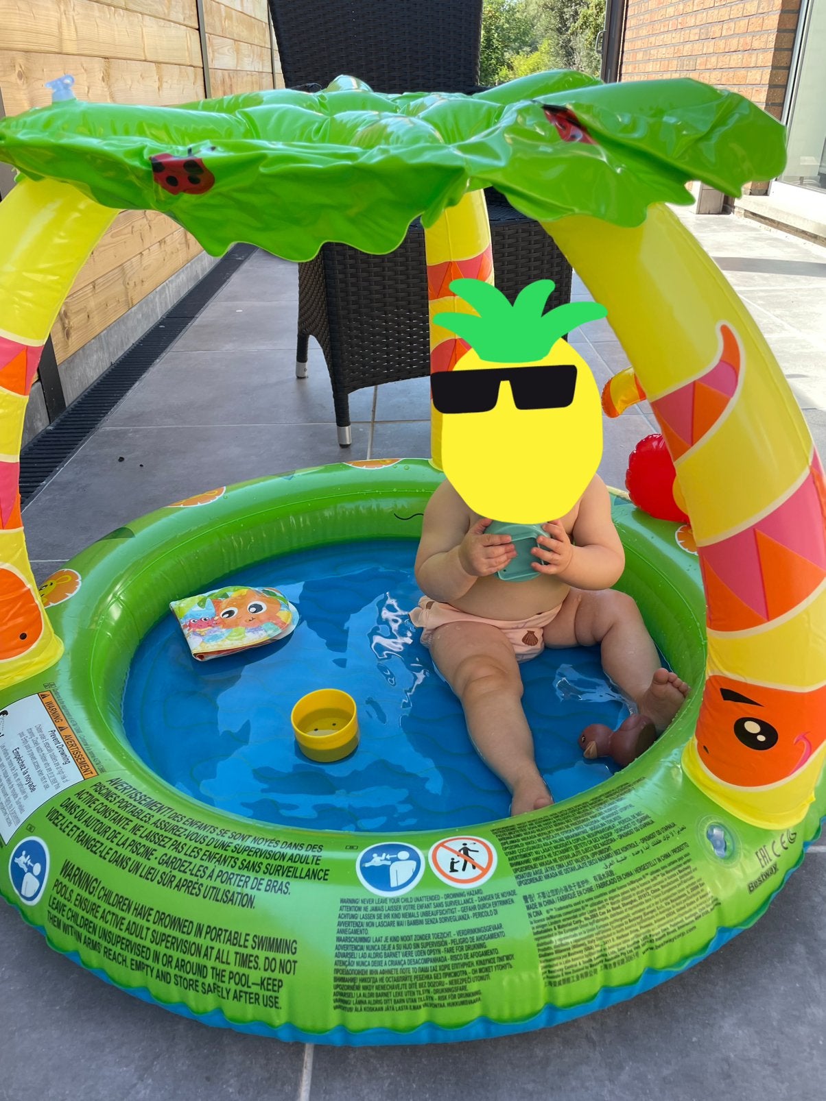 Baby / peuter zwembad, Tuin en Terras, Ophalen, Minder dan 80 cm, Opblaaszwembad, Rond