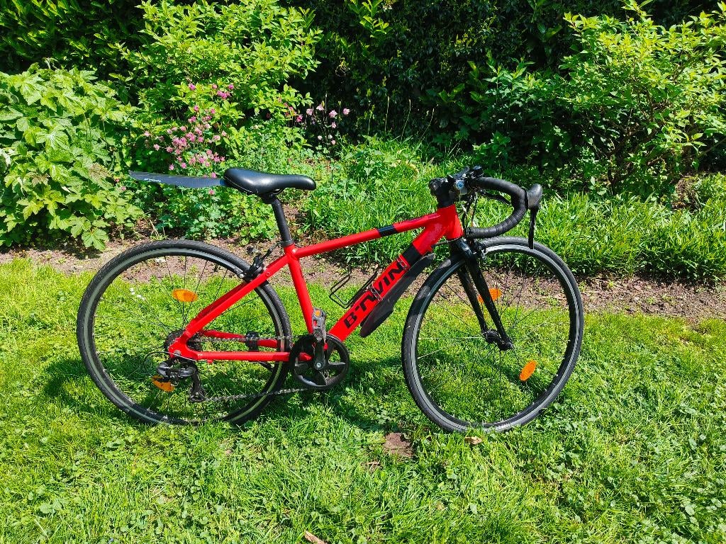 Triban 100 kinder koersfiets / racefiets 26 inch, Frein sur jante, B-Twin, 26 pouces ou plus, Enlèvement