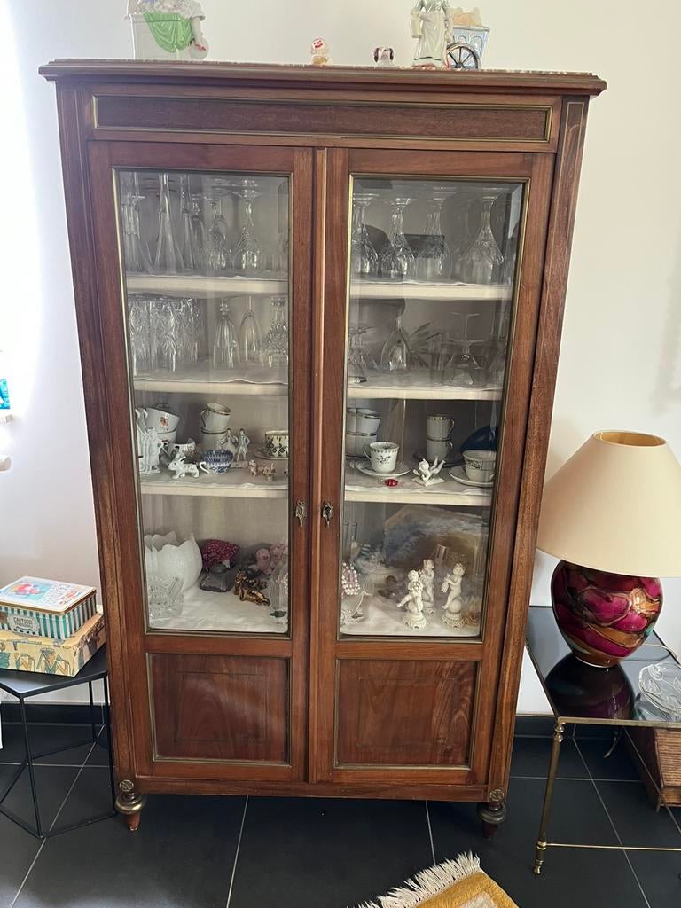 Vitrine style Louis 16, Maison & Meubles, Enlèvement, Utilisé