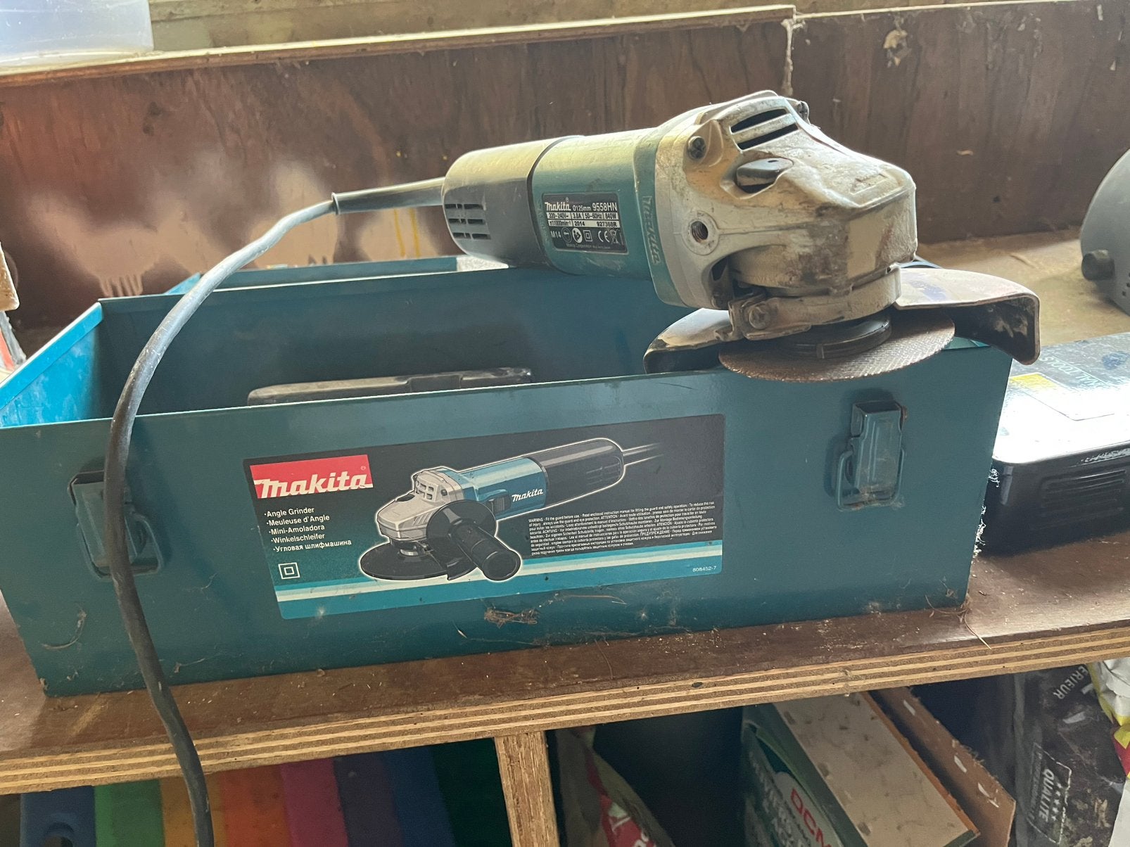 Slijpmachine makita, Ophalen, Gebruikt, Haakse handslijpmachine