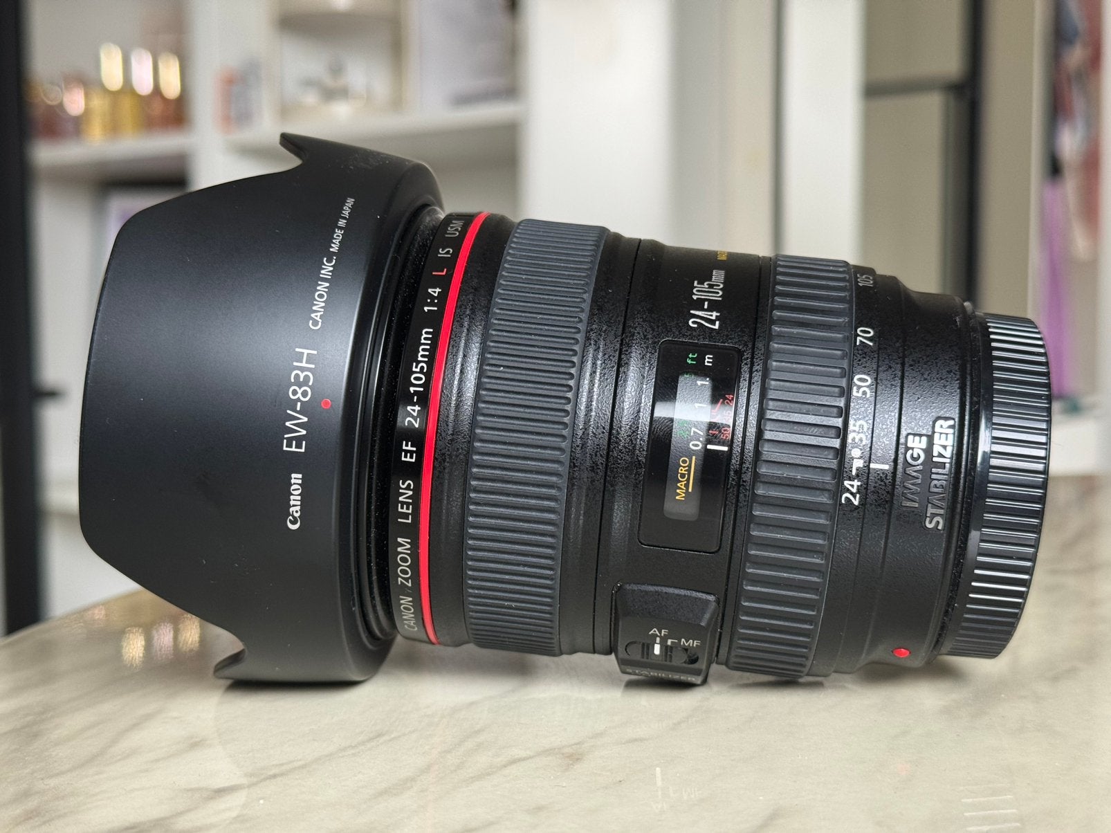 Canon 24-105 mm L F4 IS, Enlèvement ou Envoi, Comme neuf, Canon