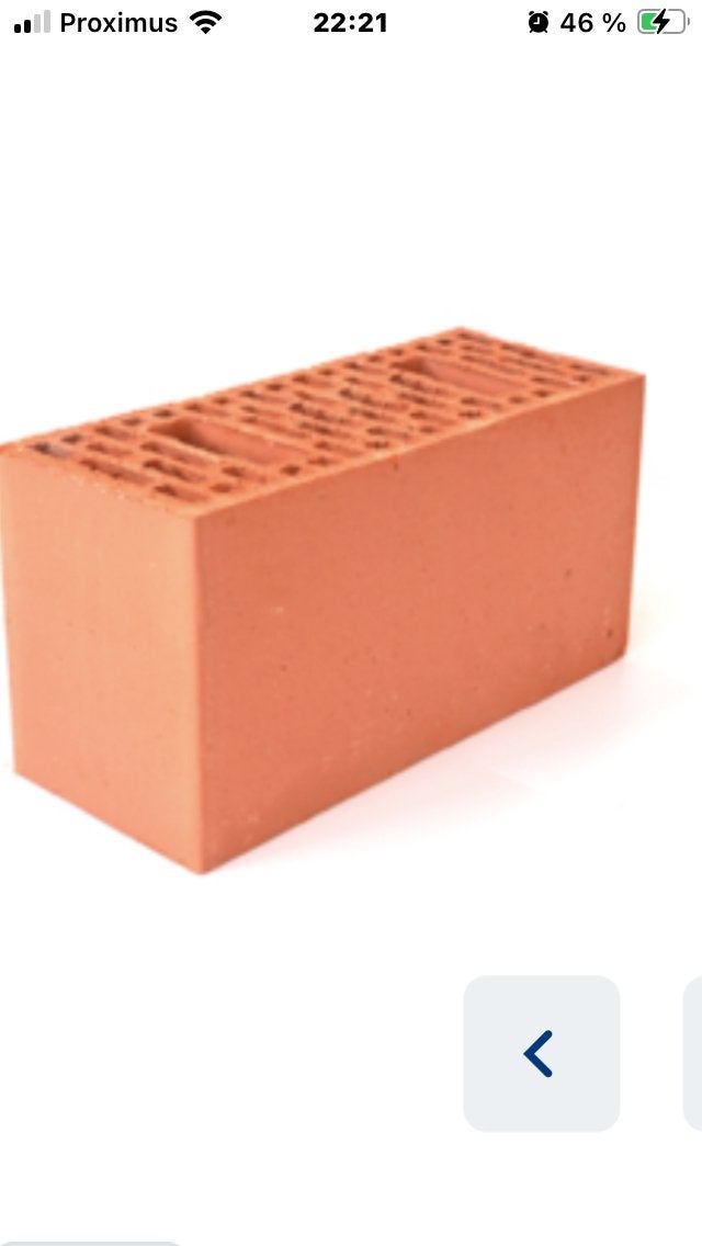 Lot de briques proroterm 24 cm epaisseur, Bricolage & Construction, Enlèvement, Neuf, Briques