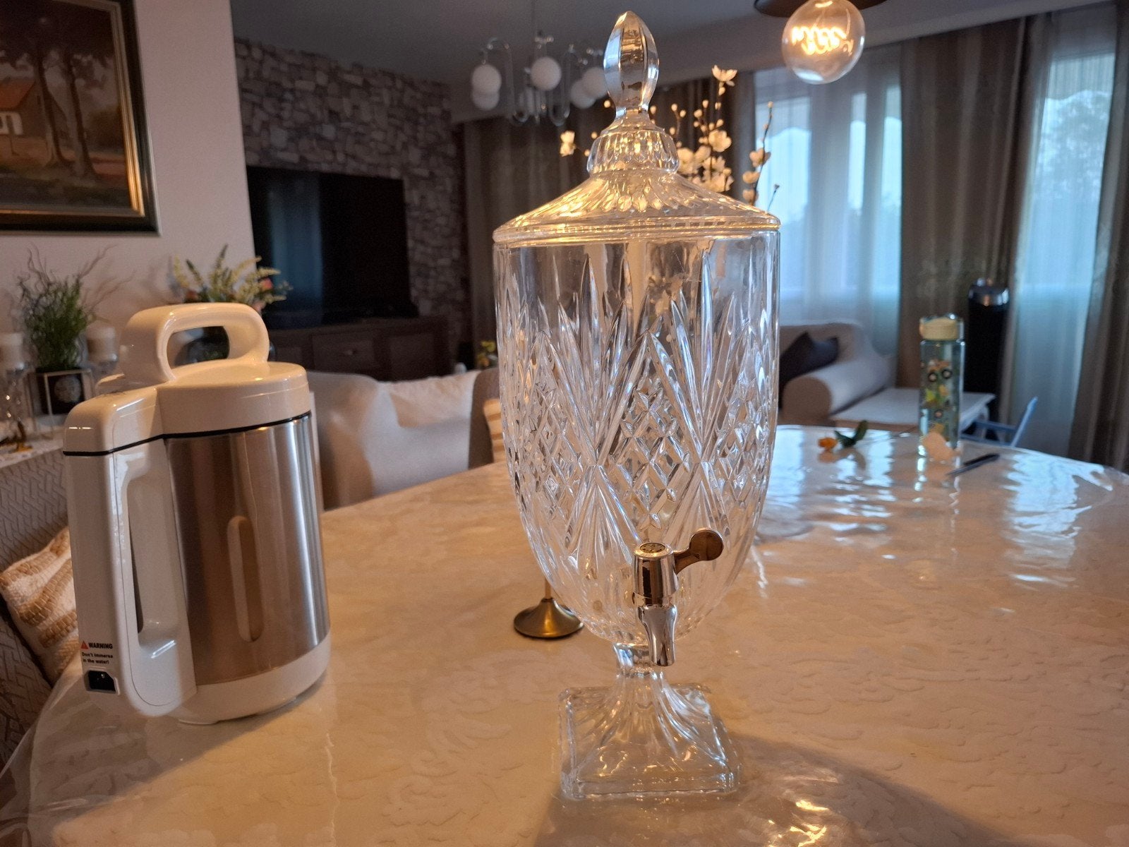 Glazen karaf van 5 liter, Ophalen, Glas