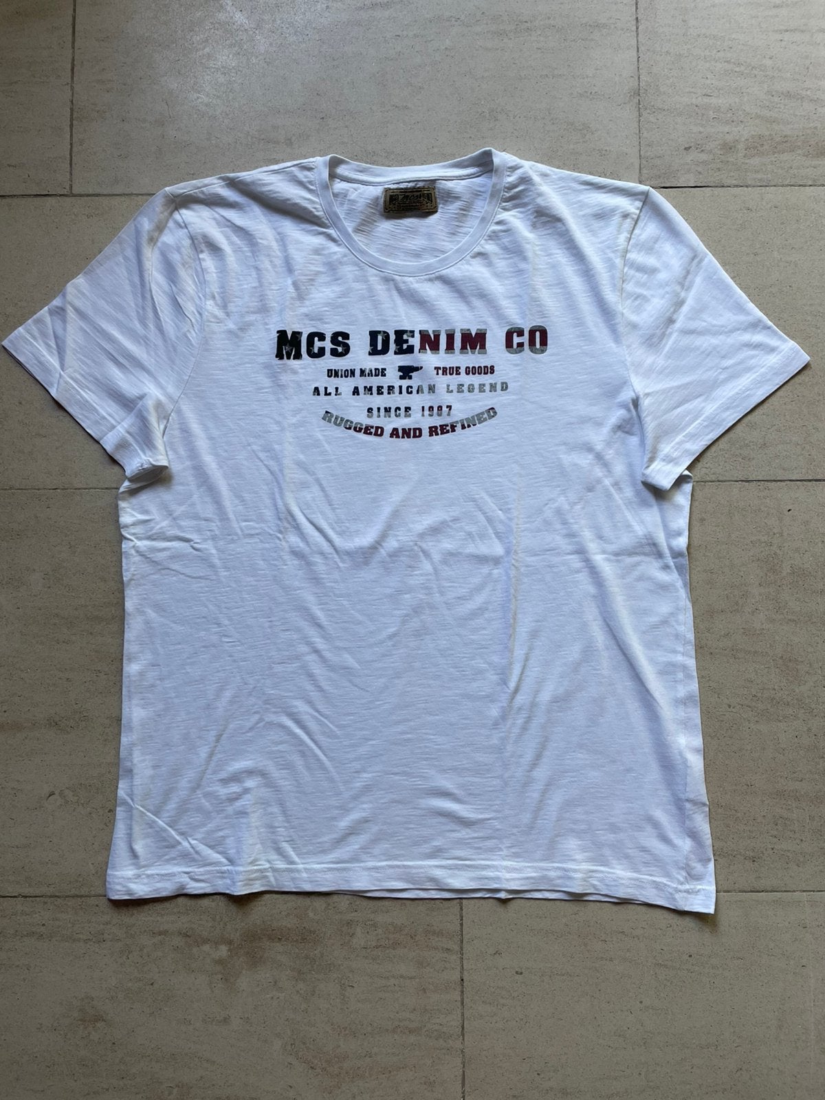 Mooi T-shirt Marlboro Classics maat XXL, Wit, Overige maten, Ophalen of Verzenden, Zo goed als nieuw