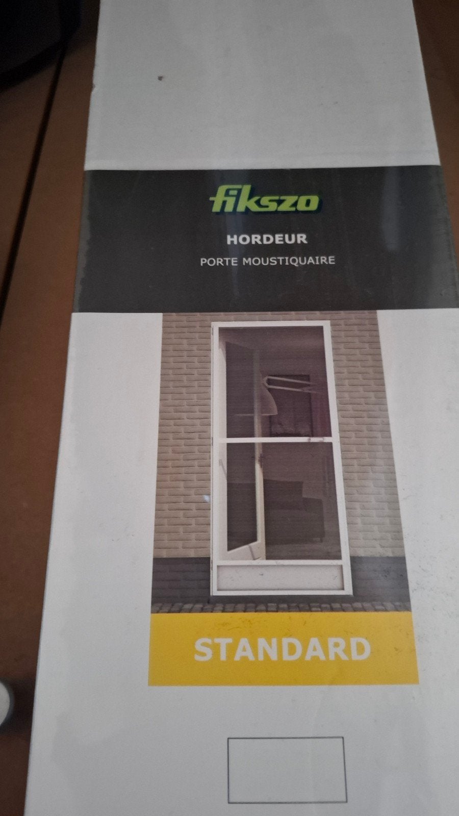 Fikszo hordeur 235cmx100cm wit *nieuw*, Neuf, Porte moustiquaire, Synthétique, Enlèvement