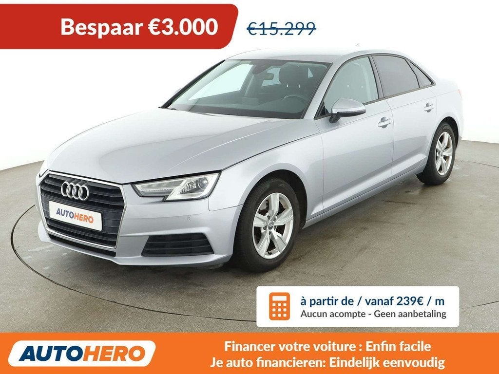 Audi A4 2.0 TDI Ultra (bj 2016), Auto's, Voorwielaandrijving, 4 deurs, Stof, Gebruikt