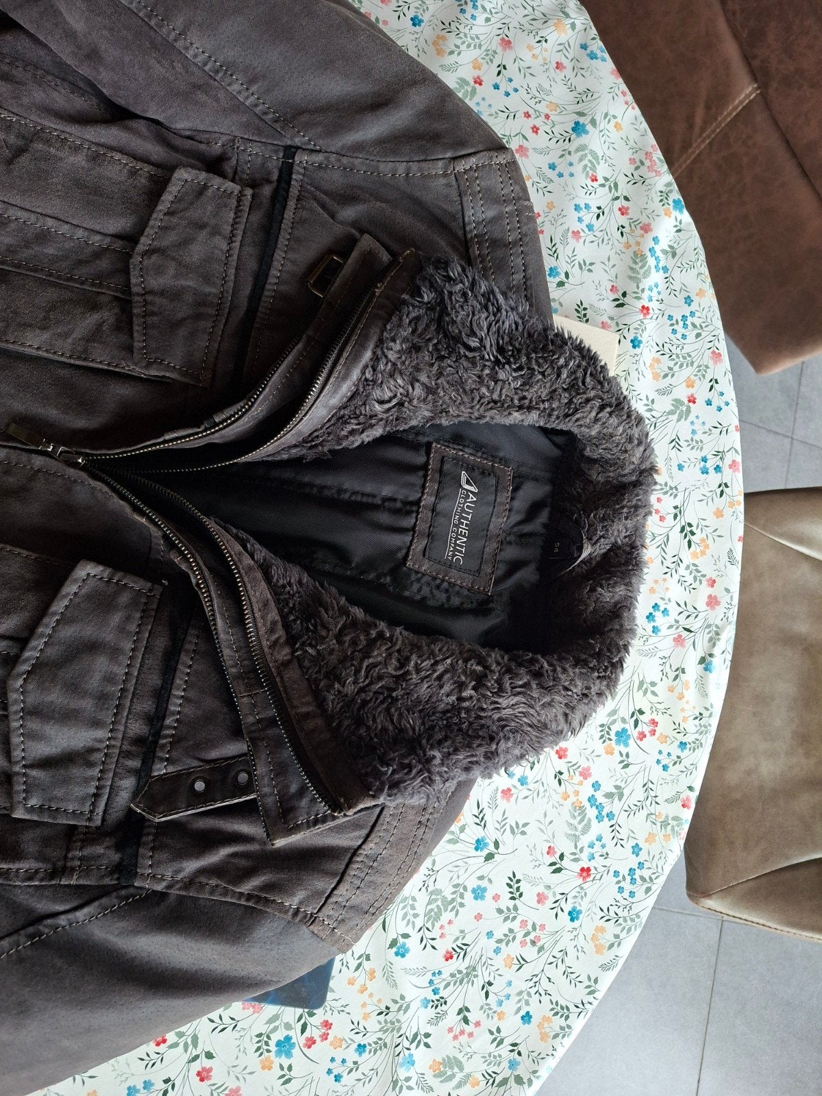 leder heren vest maat 54, Ophalen, Maat 52/54 (L)