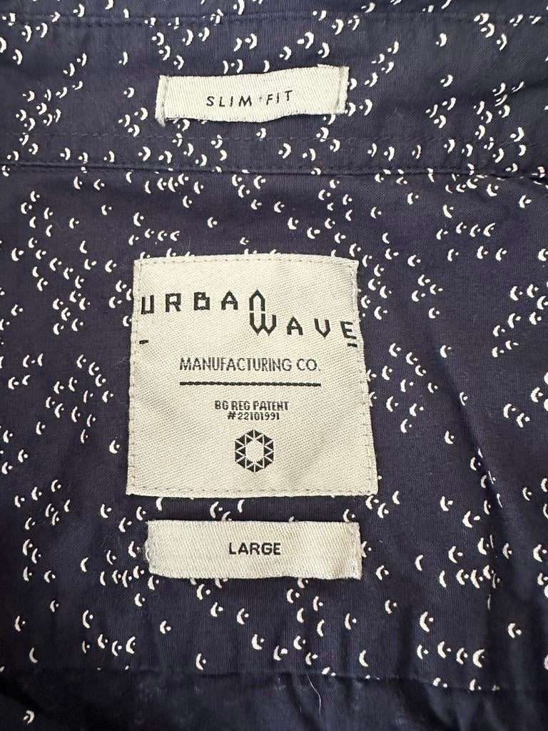 Exclusief kostuumhemd Urban Wave in perfecte staat, Ophalen of Verzenden, Zo goed als nieuw, Blauw, Halswijdte 41/42 (L)