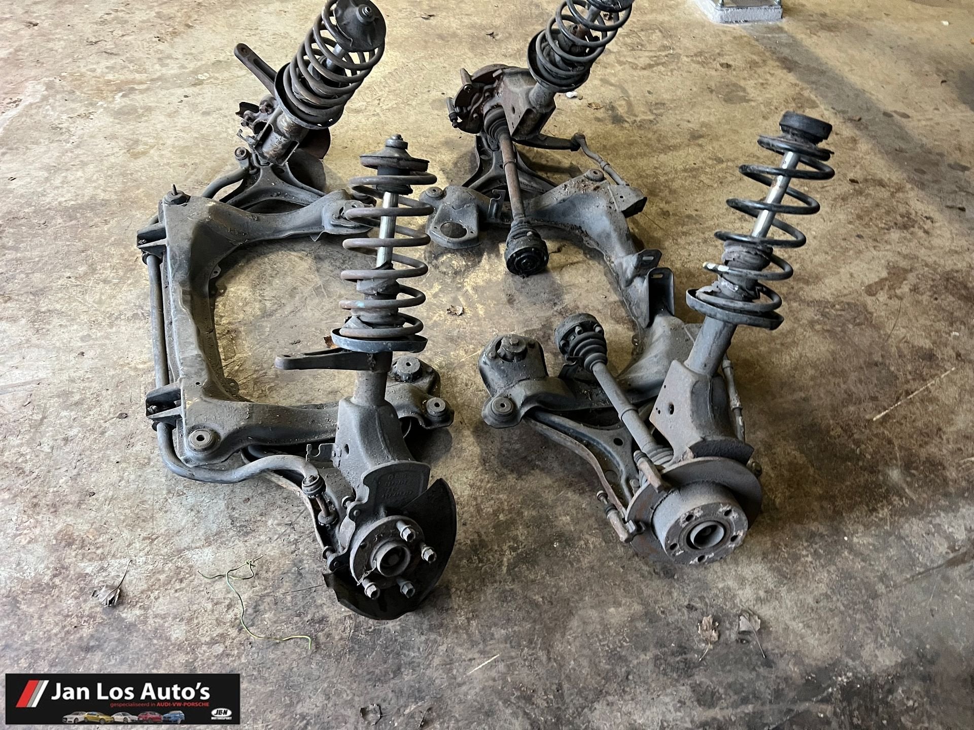 Audi ur-quattro subframe v+a en veerpoten 5 gaats naaf, Auto-onderdelen, Ophalen, Gebruikt, -, Audi