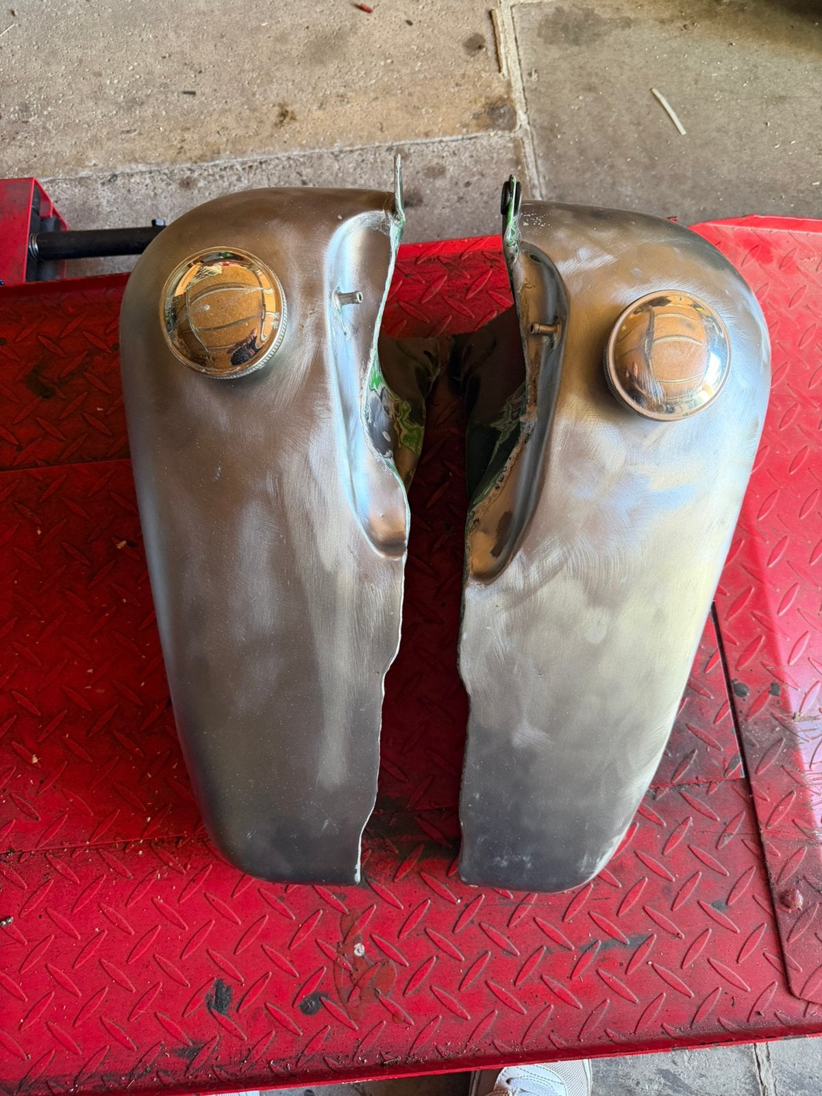 Benzinetank shovelhead, Motos, Particulier